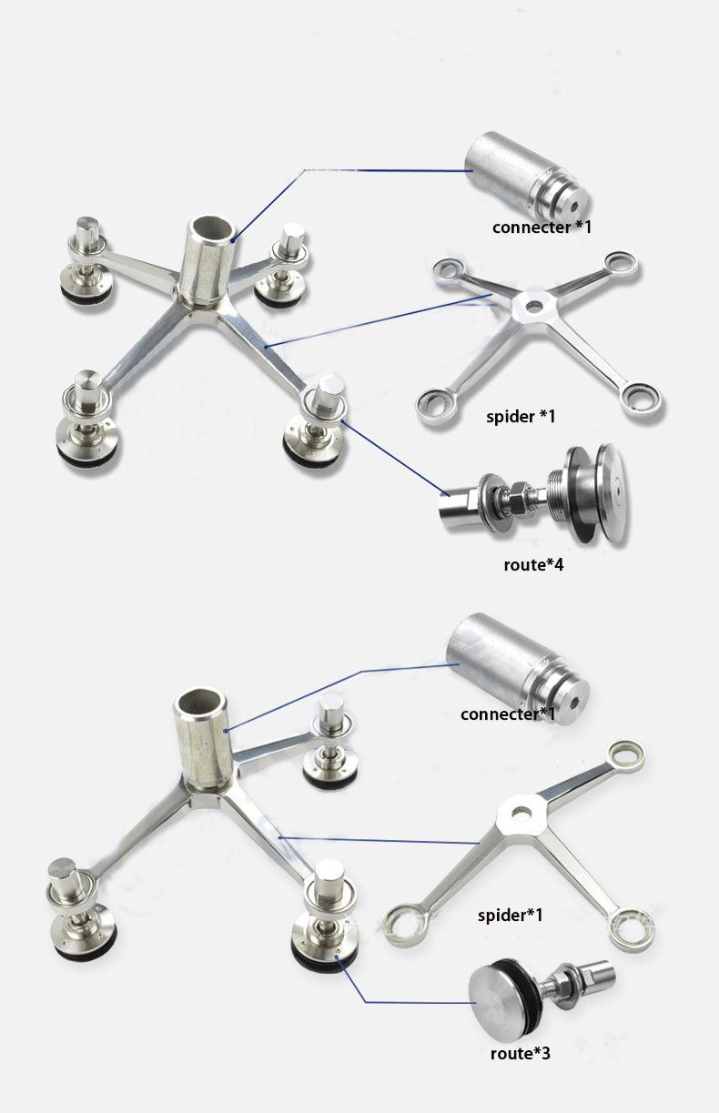 glass wall spider design 