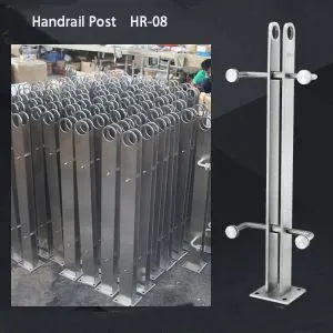 Balustrate in acciaio inox e vetro