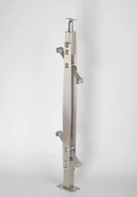 Inox Acciaio Scala Ringing con Vetro